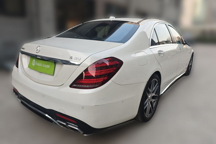 Used Mercedes-Benz S-Class AMG 2018 AMG S 63 L 4MATIC+ Rear Right 45 Deg