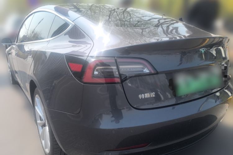 Used Tesla Model 3 2019 Standard Range Rear-Drive Upgraded Version Rear Left 45 Deg
