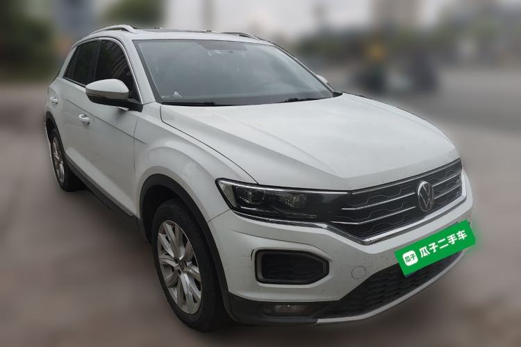 Used Volkswagen T-ROC 2021 Revised Version 280TSI DSG Two-Wheel Drive Elite Connect Edition Front Right 45 Deg