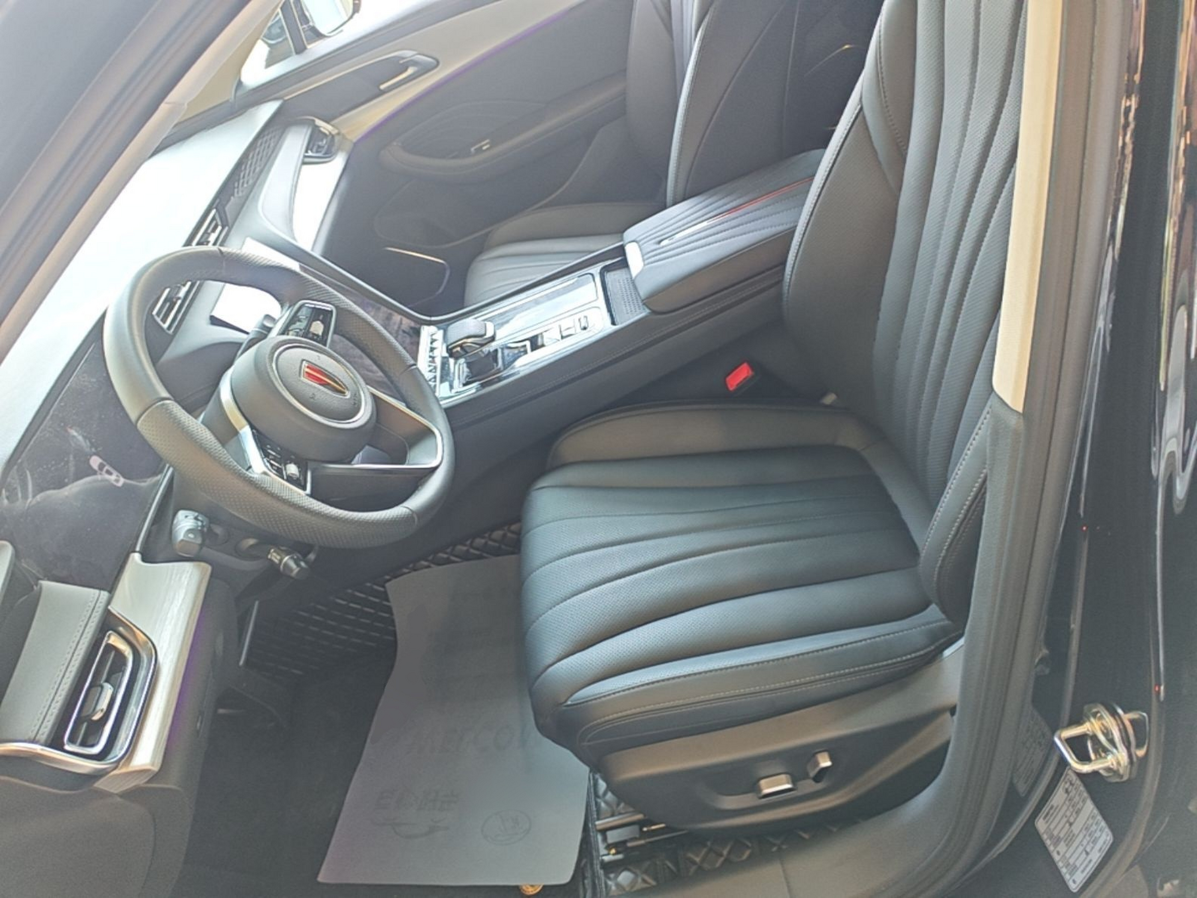 Vordere Reihe im Auto