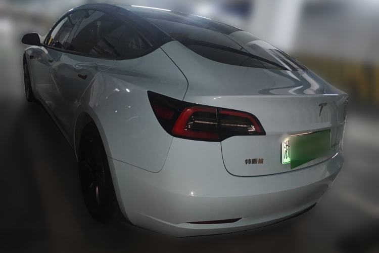 Used Tesla Model 3 2022 Rear-Wheel-Drive Version Rear Left 45 Deg