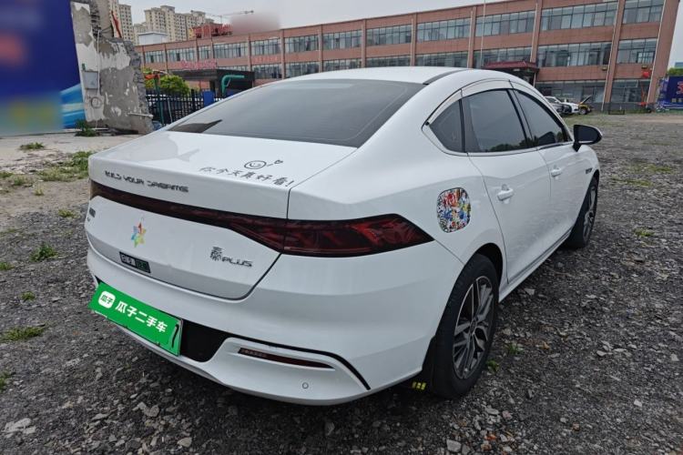 Used BYD Qin PLUS 2021 EV 500KM Luxury Model Rear Right 45 Deg