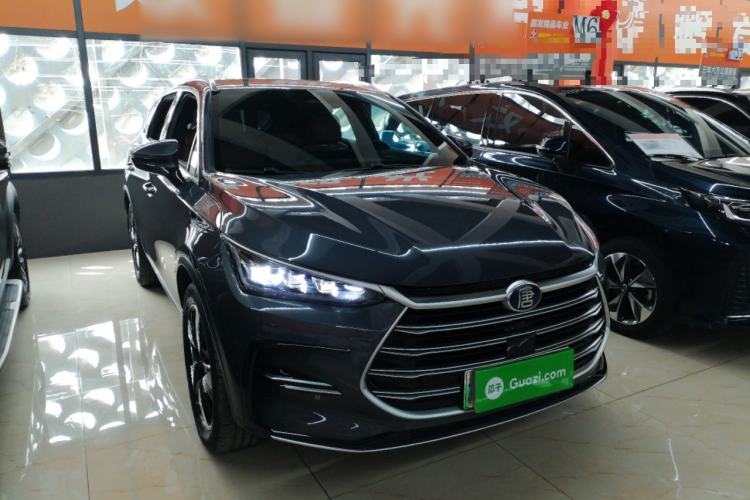 Used BYD Tang New Energy 2023 DM-i Champion Edition 112KM Prestige Model Front Right 45 Deg