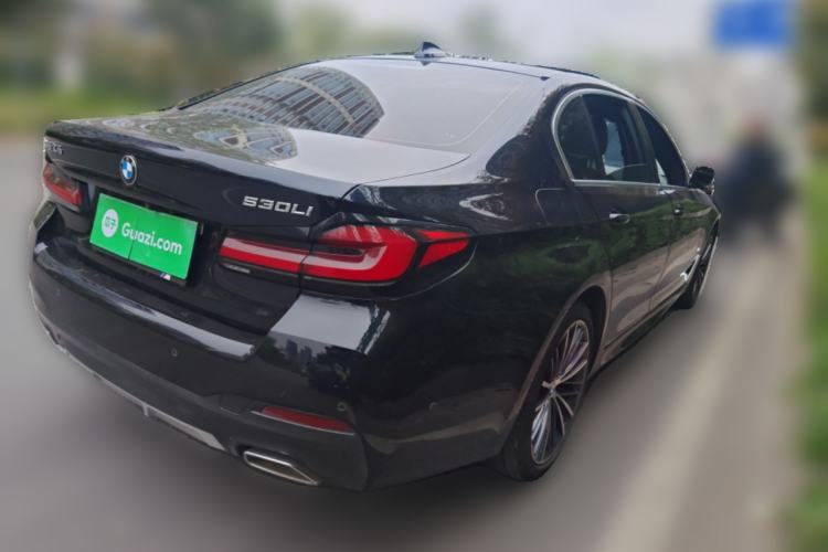 Used BMW 5 Series 2022 Restyled 530Li Leading Edition M Sport Package Rear Right 45 Deg