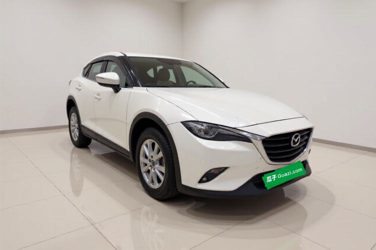 Used Mazda CX-4 2018 2.0L Automatic Two-Wheel Drive Blue Sky Luxury Edition Front Right 45 Deg