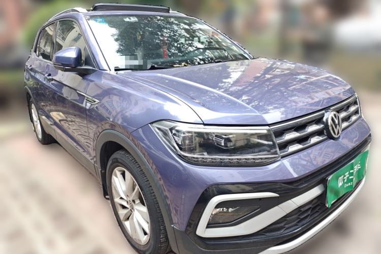 Used Volkswagen T-Cross 2019 1.5L Automatic Comfort Edition Front Right 45 Deg