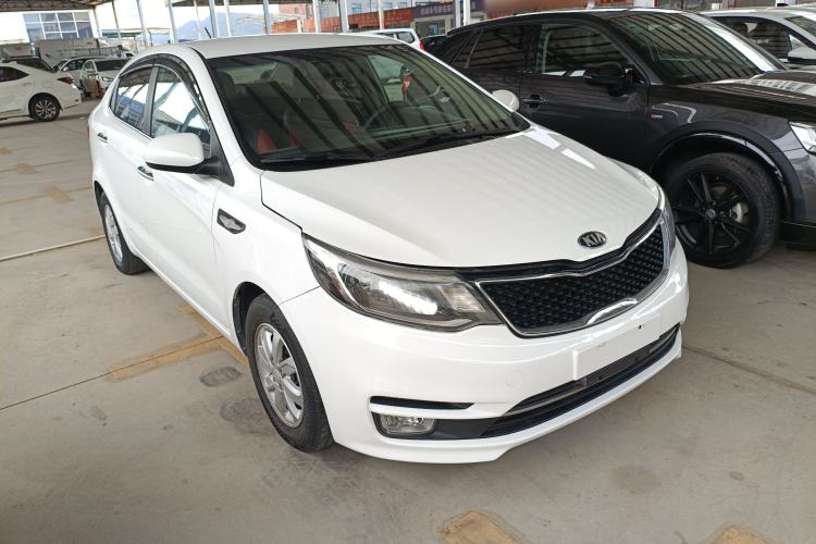 Used Kia K2 2015 Sedan 1.4L Automatic GLS Front Right 45 Deg
