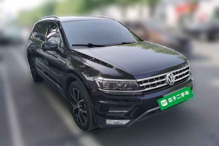 Used Volkswagen Tiguan L 2019 380TSI Automatic All-Wheel Drive Luxury Edition with 7 Seats China VI Standard Front Right 45 Deg