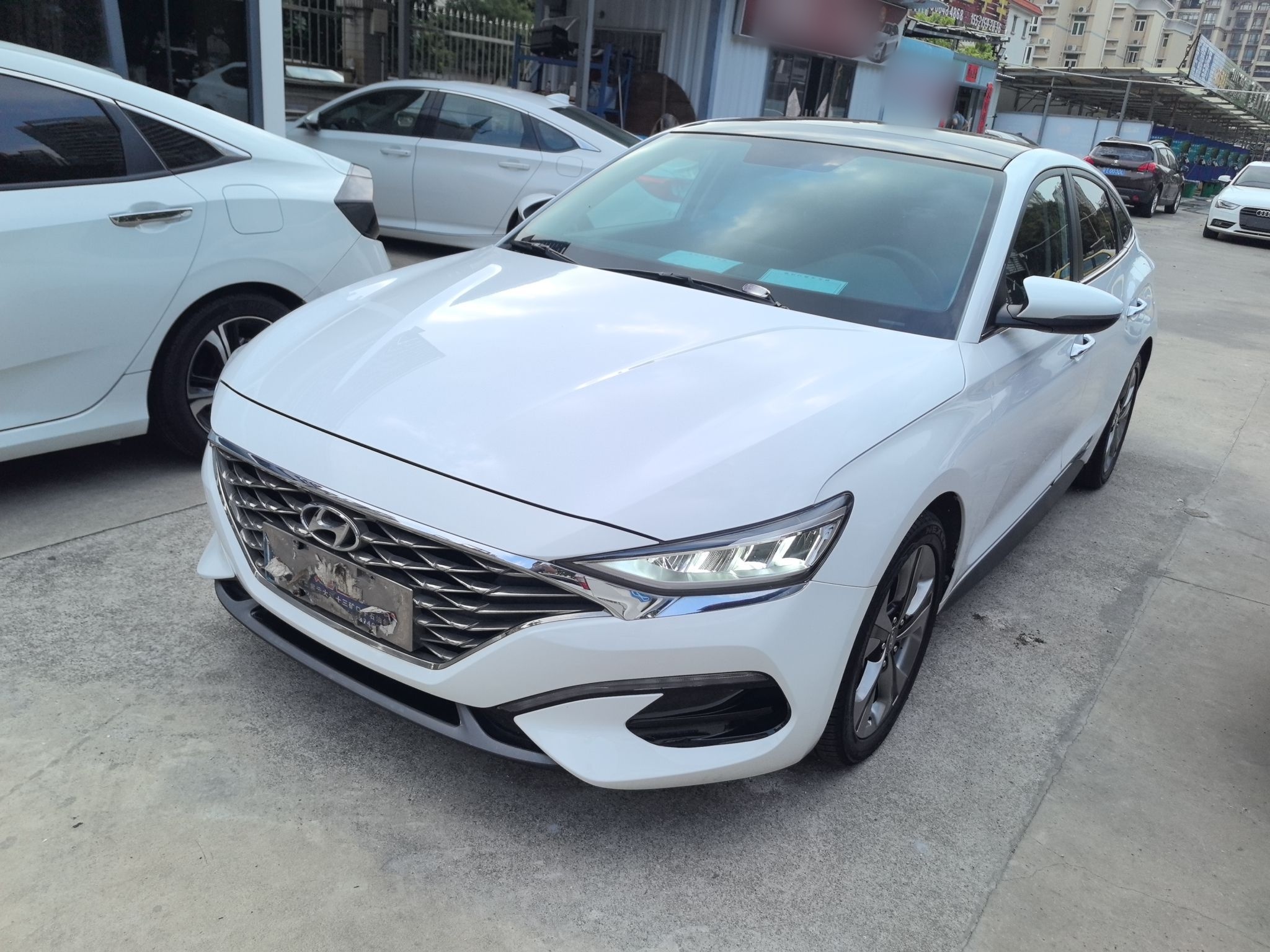 تحت مقدمة السيارة