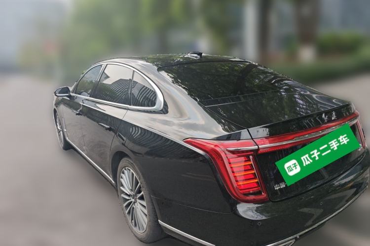 Used Hongqi H9 2022 2.0T Smart Connect Flagship Edition Rear Left 45 Deg