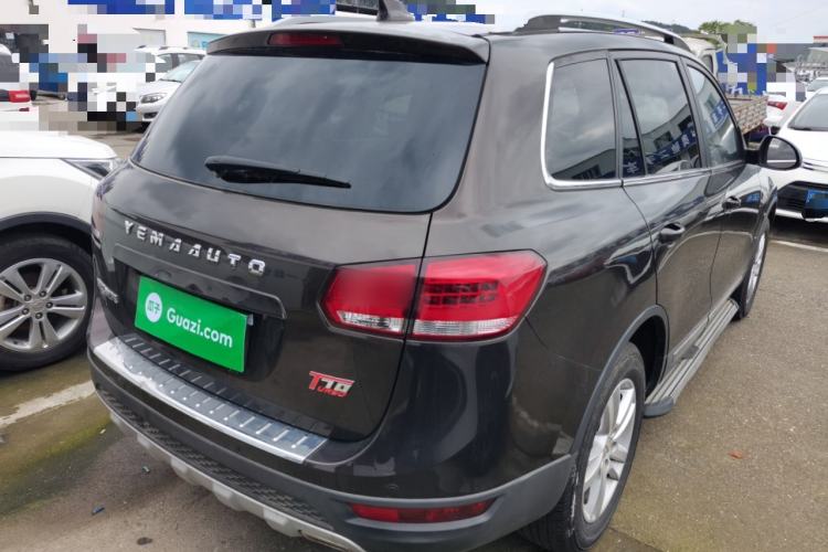 Used Yema T70 2016 1.8T CVT Elegant Model Rear Right 45 Deg