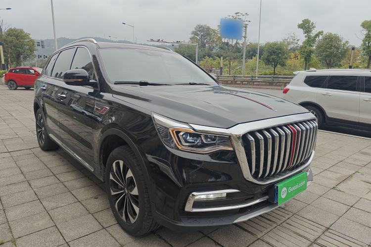 Used Hongqi HS7 2021 2.0T DCT Two-Wheel Drive Smart Connect Flagship Edition Front Right 45 Deg