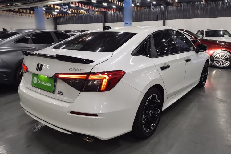 Used Honda Civic 2022 240TURBO CVT Dynamic Edition Rear Right 45 Deg