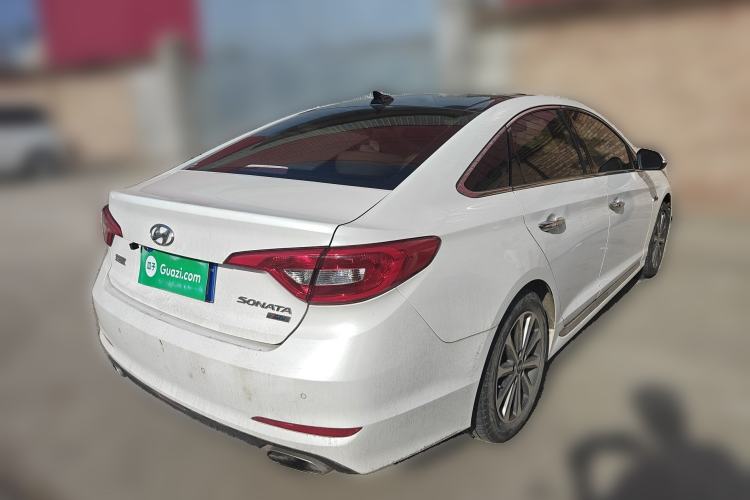 Used Hyundai Sonata 2015 1.6T GLX Advanced Model Rear Right 45 Deg