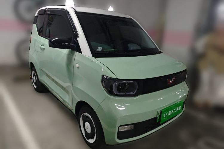Used Wuling Hongguang MINIEV 2021 Macaron Fashion Model Lithium Iron Phosphate Front Right 45 Deg