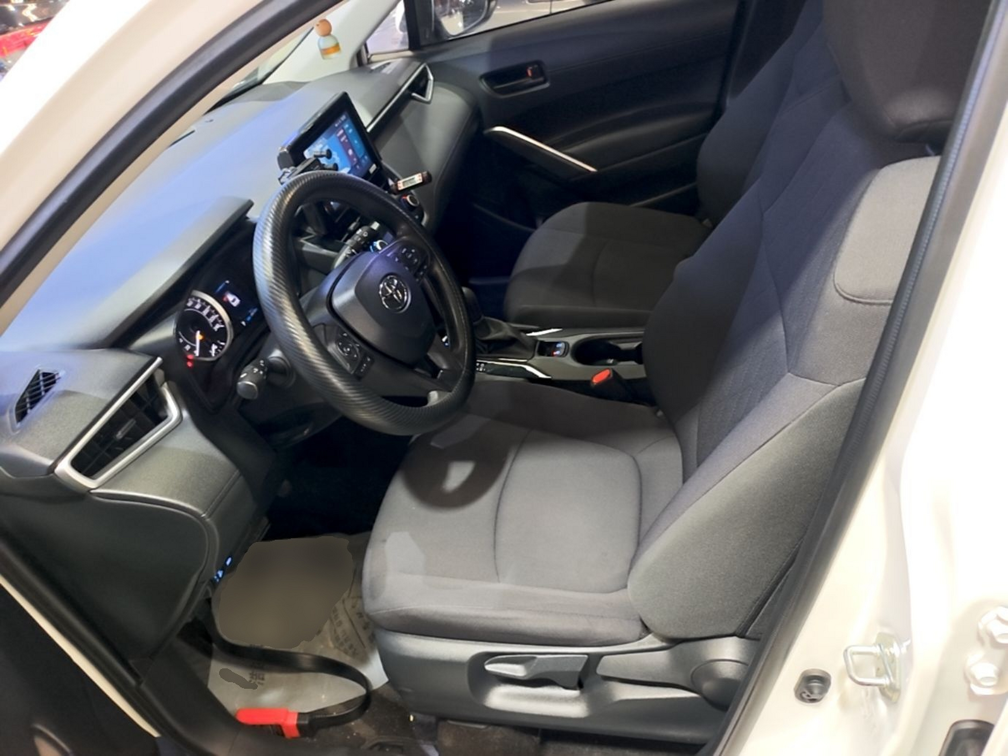 Vordere Reihe im Auto