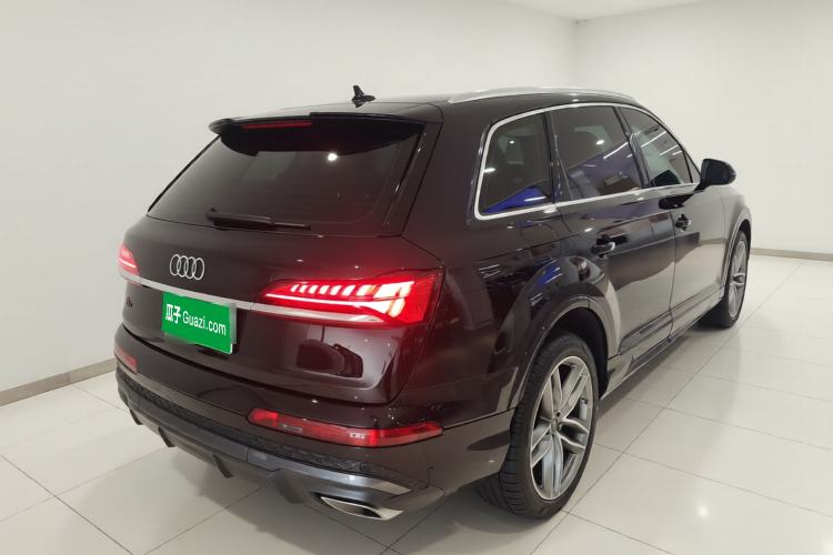 Used Audi Q7 2024 45 TFSI quattro S line Sport Edition Rear Right 45 Deg