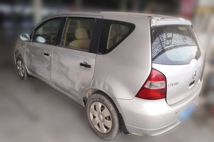Used Nissan Livina 2010 Jingyue Edition 1.6L Manual All-Around Model Rear Left 45 Deg
