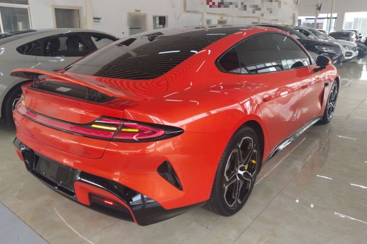 Used Xiaomi Auto SU7 2024 Four-Wheel Drive Ultra-Long Range Advanced Intelligent Driving Max Edition Rear Right 45 Deg
