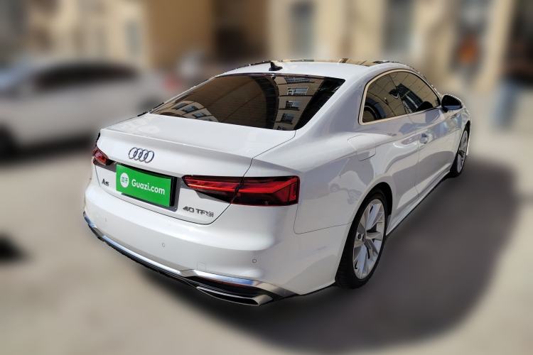 Used Audi A5 2021 Coupe 40 TFSI Fashionable and Dynamic Model Rear Right 45 Deg