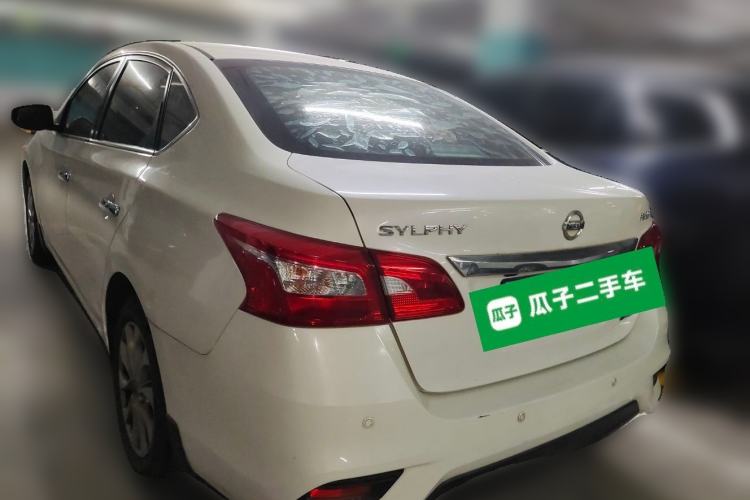 Used Nissan Sylphy 2019 1.6XV CVT Smart Connect Luxury Edition China V Standard Rear Left 45 Deg
