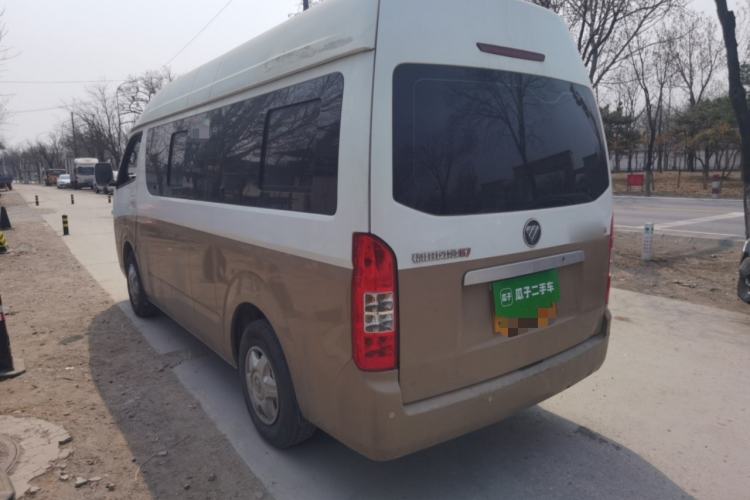 Used Foton Scenic G7 2020 2.4L Commercial Version Long Wheelbase High-Roof 10-Seater Bus China VI Emission Standard 4K22D4M Rear Left 45 Deg