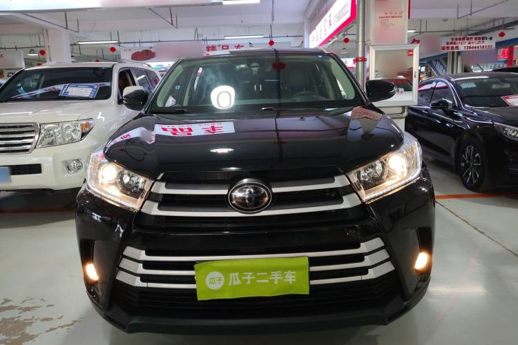 Used Toyota Highlander 2018 2.0T Four-Wheel Drive Luxury Version 7 Seats China VI Standard