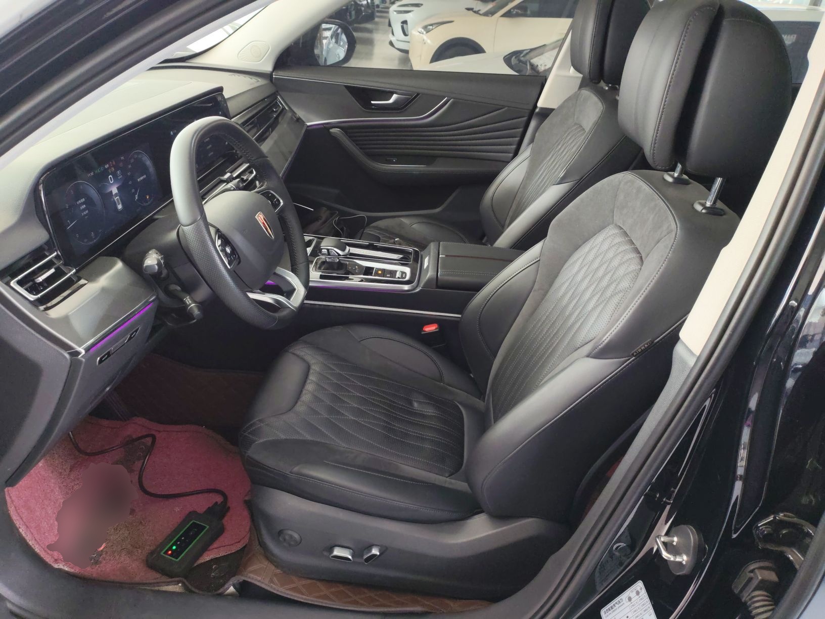 Переднее сиденье в автомобиле