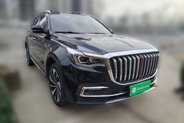 Used Hongqi HS7 2021 2.0T DCT Two-Wheel Drive Smart Connect Flagship Edition Front Right 45 Deg