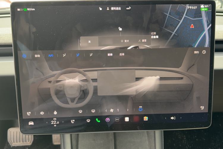 Used Tesla Model 3 2023 Rear-Wheel-Drive Version Audio And AC Panel