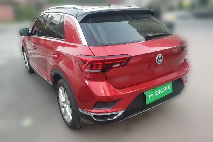 Used Volkswagen T-ROC 2018 280TSI DSG Two-Wheel Drive Advanced Version China V Emission Standard Rear Left 45 Deg