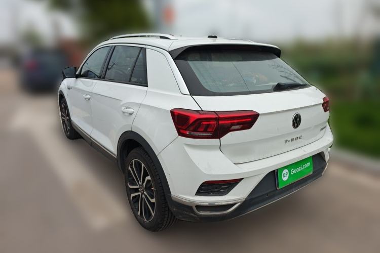 Used Volkswagen T-ROC 2021 280TSI DSG Two-Wheel Drive Comfort Connect Edition Rear Left 45 Deg