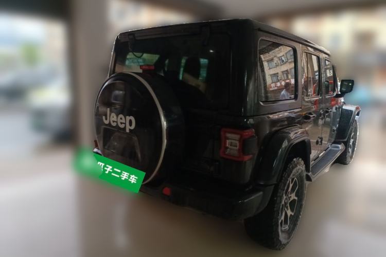 Used Jeep Wrangler 2019 2.0T Sahara Four-Door Version China VI Emission Standard Rear Right 45 Deg