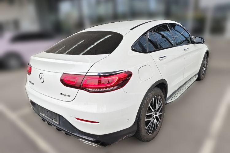 Used Mercedes-Benz GLC Coupe 2020 GLC 300 4MATIC Coupe SUV Rear Right 45 Deg