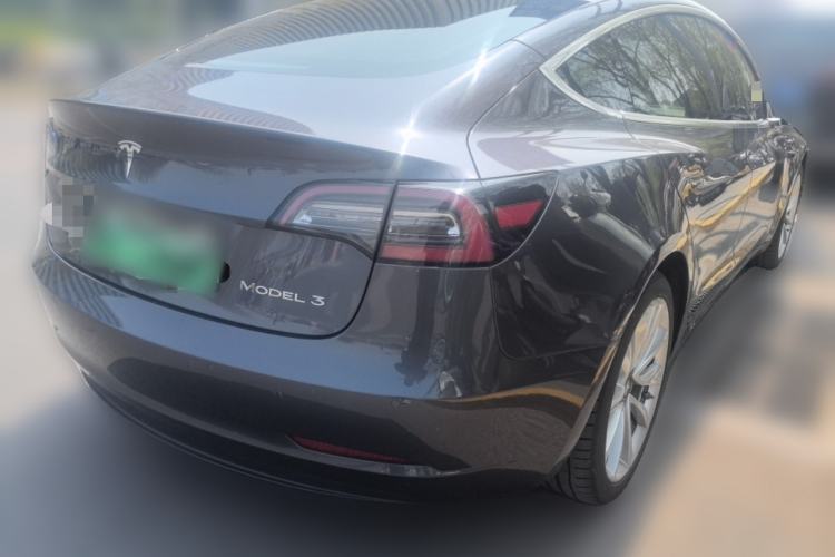 Used Tesla Model 3 2019 Standard Range Rear-Drive Upgraded Version Rear Right 45 Deg