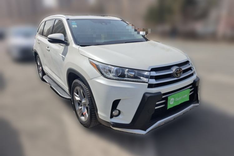 Used Toyota Highlander 2018 2.0T Four-Wheel Drive Luxury Edition 7 Seats China V Emission Standard Front Right 45 Deg