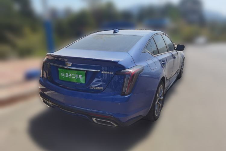 Used Cadillac CT5 2021 28T Advanced Sport Model Rear Right 45 Deg