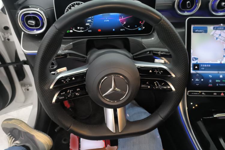 Used Mercedes-Benz C-Class 2024 C 260 L Brilliant Night Sports Edition Steering Wheel