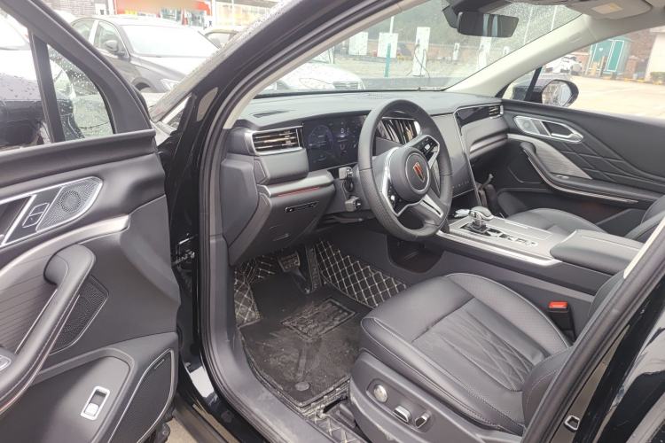 Used Hongqi HS7 PHEV 2024 2.0T PHEV Four-Wheel Drive Flagship Edition 7 Seats Driver Seat