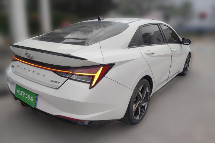 Used Hyundai Elantra 2021 240TGDi DCT LUX Prestige Edition Rear Right 45 Deg