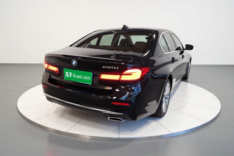 Used BMW 5 Series 2021 530Li Luxury Edition Premium Package Rear Right 45 Deg