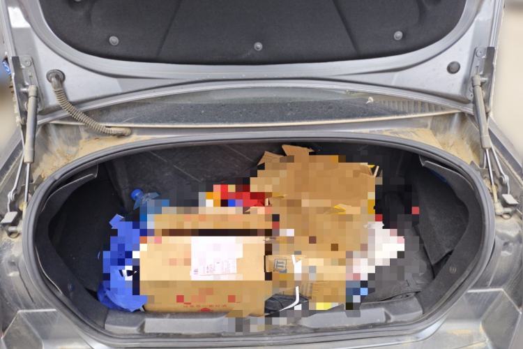 Used Citroen C-Quatre 2013 1.6L Manual Prestige CNG Model Trunk