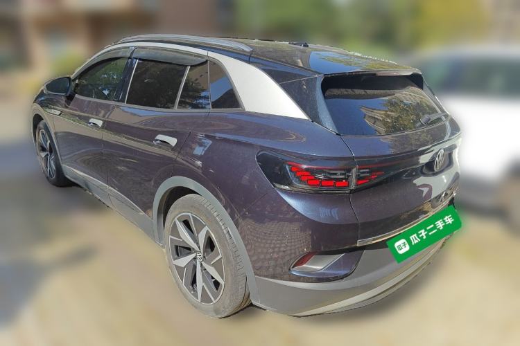 Used Volkswagen ID.4 CROZZ 2021 Long-Range Lite PRO Two-Wheel Drive Version Rear Left 45 Deg