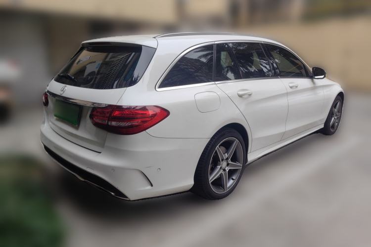 Used Mercedes-Benz C-Class 2015 C 200 station wagon Rear Right 45 Deg