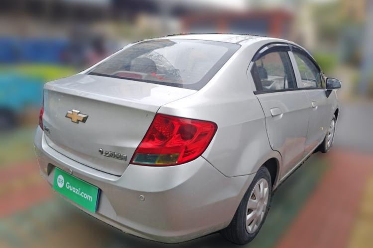 Used Chevrolet Sail 2013 Sedan 1.4L Manual - Youyi Happiness Edition Rear Right 45 Deg