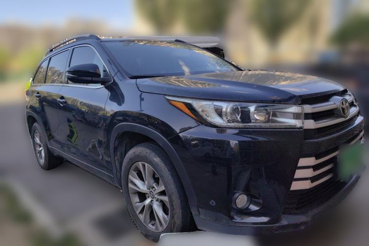 Used Toyota Highlander 2018 2.0T Four-Wheel Drive Elite Edition 7 Seats China VI Standard Front Right 45 Deg