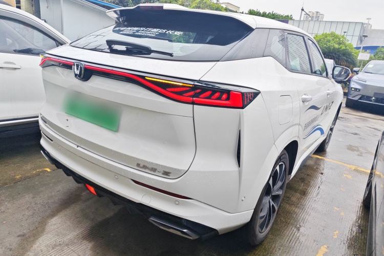 Used CHANGAN UNI-Z New Energy 2024 Blue Whale Smart Electric iDD 125km Excellence Model Rear Right 45 Deg