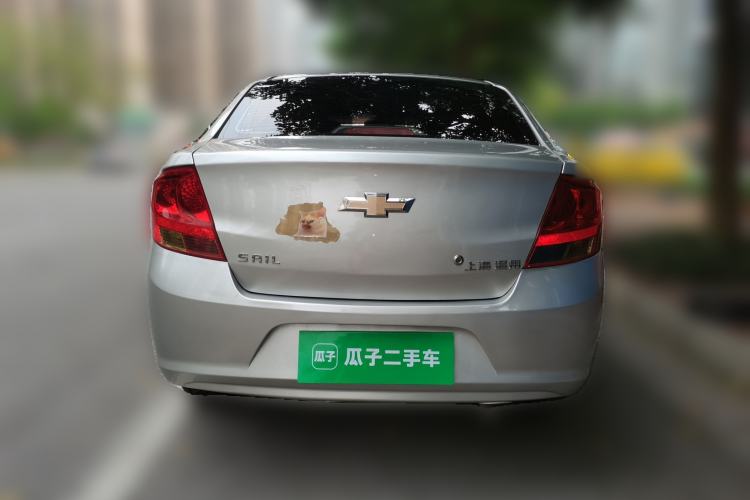 Used Chevrolet Sail 2013 Sedan 1.4L Manual Ideal Happiness Edition Rear