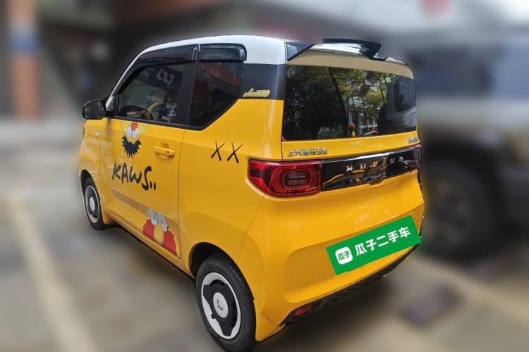 Used Wuling Hongguang MINIEV 2021 Macaron Fashion Model Lithium Iron Phosphate Rear Left 45 Deg