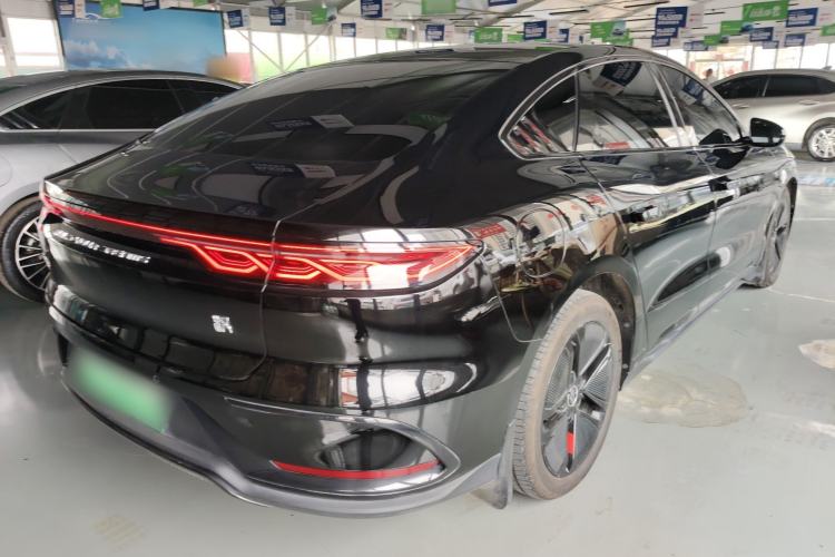 Used BYD Han 2023 EV Champion Edition 605KM Front-Drive Premium Model Rear Right 45 Deg